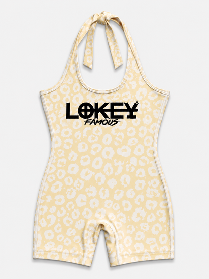 Desert Storm Leopard Print Romper