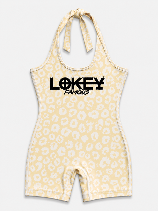 Desert Storm Leopard Print Romper