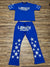 Blue Oversized Star T-shirt