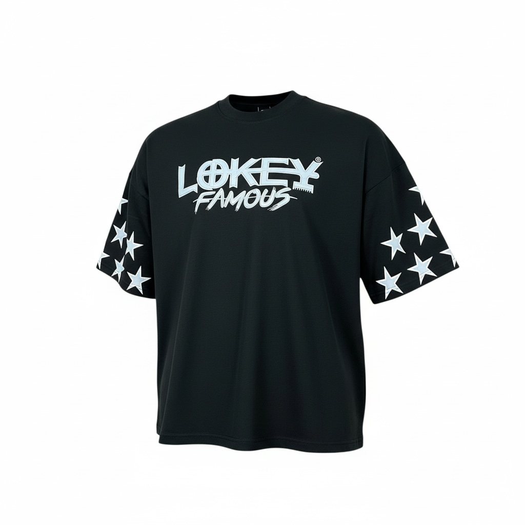 Black Oversized Star T-shirt