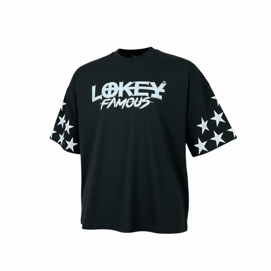 Black Oversized Star T-shirt