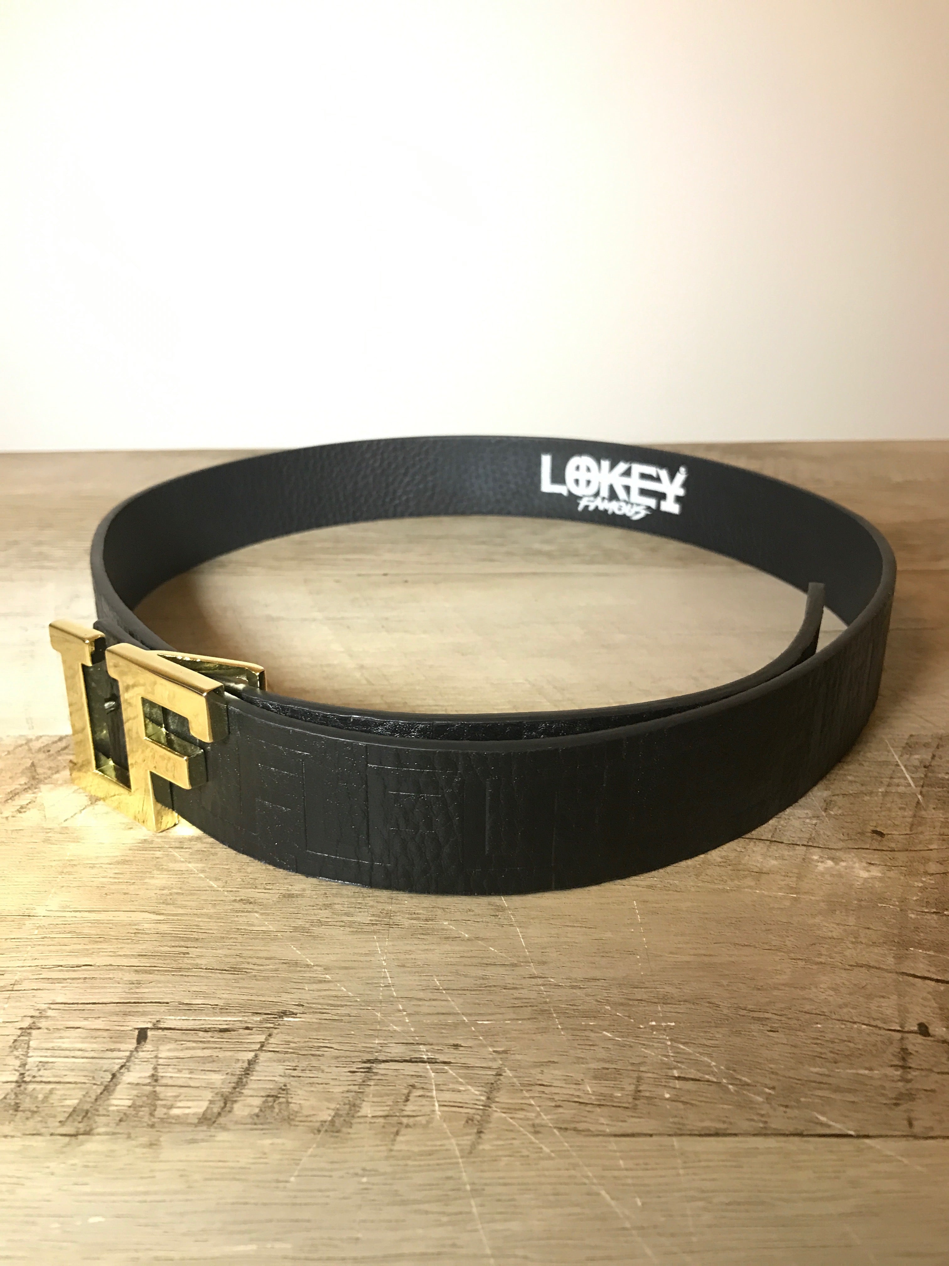 Lokey Famous Designer Belt (Brown) 38
